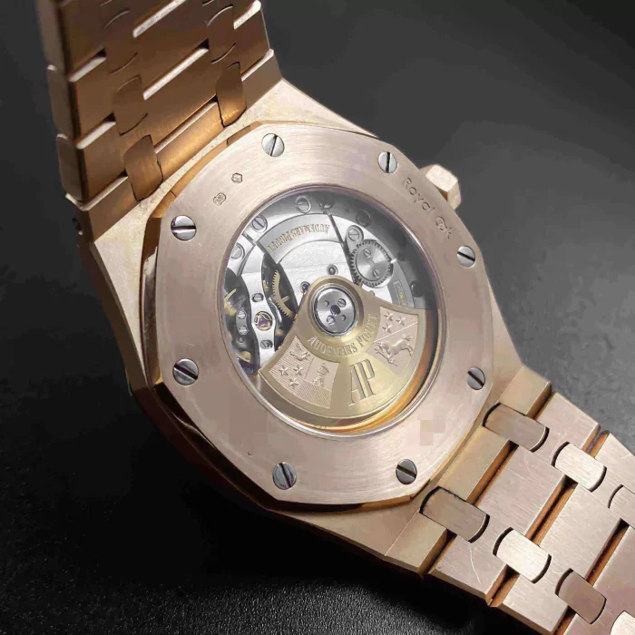 Audemars Piguet Oak Self Winding Silver-toned dial 41mm Rose Gold Watch 15400OR.OO.1220OR.02 - 图片 6