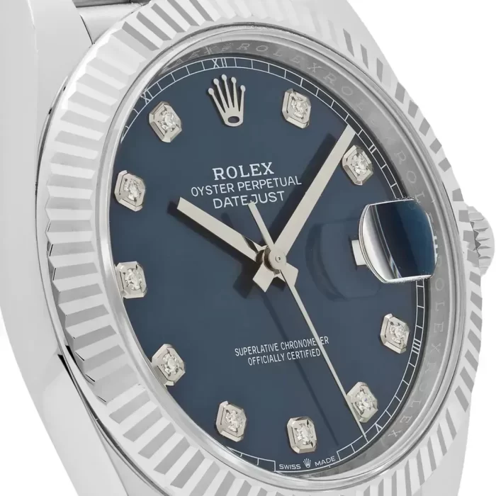 Rolex Datejust 126334-62610 Stainless Steel Blue Diamond Dial Jubilee (2023) - 图片 4