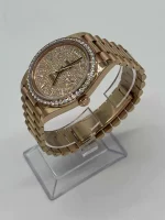 Rolex Day-Date 228345RBR Rose Gold Diamond Bezel Diamond-Paved Dial - 图片 4