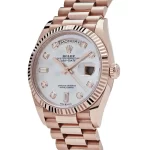Rolex Day-Date 128235 Rose Gold Mother of Pearl Diamond Dial - 图片 6