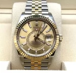 Rolex Sky-Dweller 326933 Stainless Steel Yellow Gold Champagne Dial - 图片 3