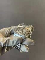Santos de Cartier Skeleton WHSA0015 Stainless Steel - 图片 4