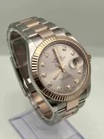Rolex Datejust 126331 Rose Gold Stainless Steel Sundust Diamond Dial (2022) - 图片 5