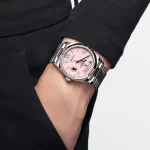 Rolex Day-Date 128239 White Gold Pink Opal Diamond Roman Numerals Dial - Image 2