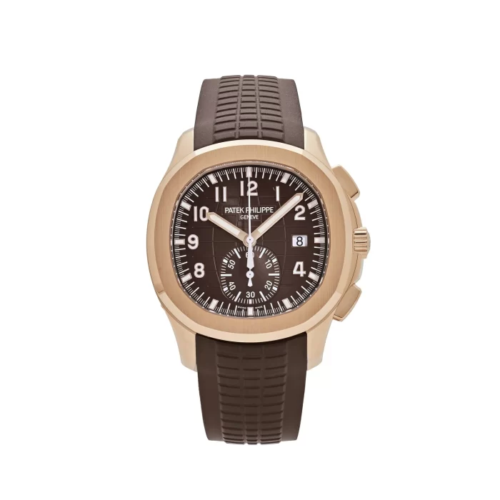 Patek Philippe Aquanaut 5968R-001 Chronograph Rose Gold Brown Dial - 图片 1