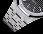 Audemars Piguet Oak Frosted Gold Selfwinding, Black dial, 37mm,White gold, 15454BC.GG.1259BC.03 - 图片 5