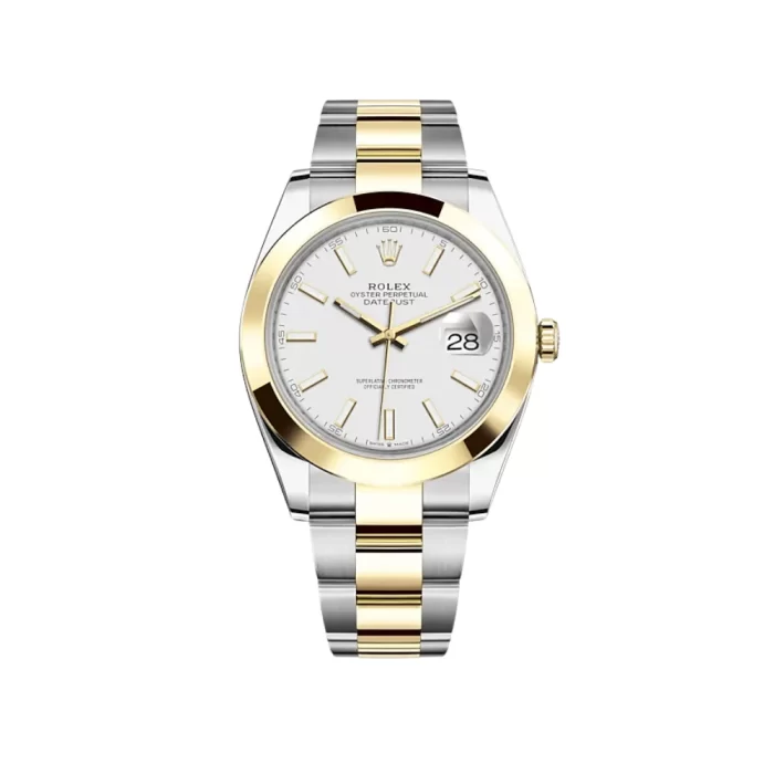 Rolex Datejust 126303 Stainless Steel Yellow Gold White Dial - 图片 1