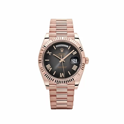 Rolex Day-Date 228235 Rose Gold Slate Ombre Dial