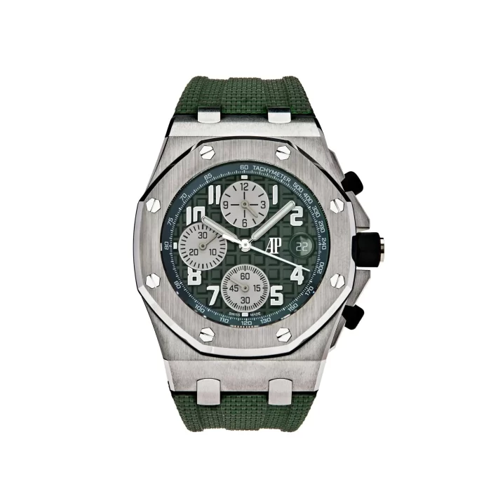 Audemars Piguet Royal Oak Offshore 26238TI.OO.A056CA.01 Chronograph Titanium Green Dial - 图片 2