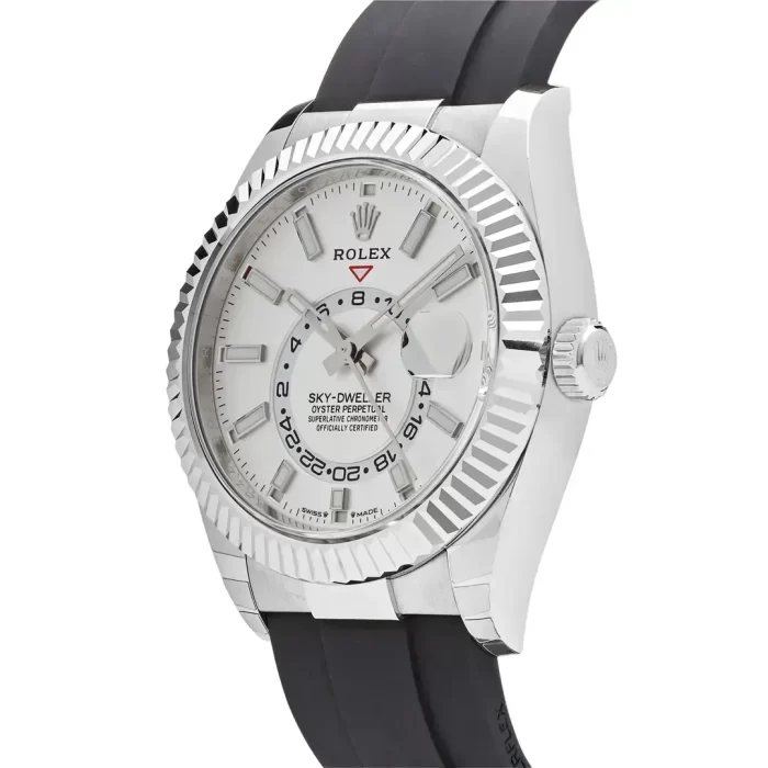 Rolex Sky-Dweller 336239-0003 White Gold White Dial Oysterflex - 图片 3