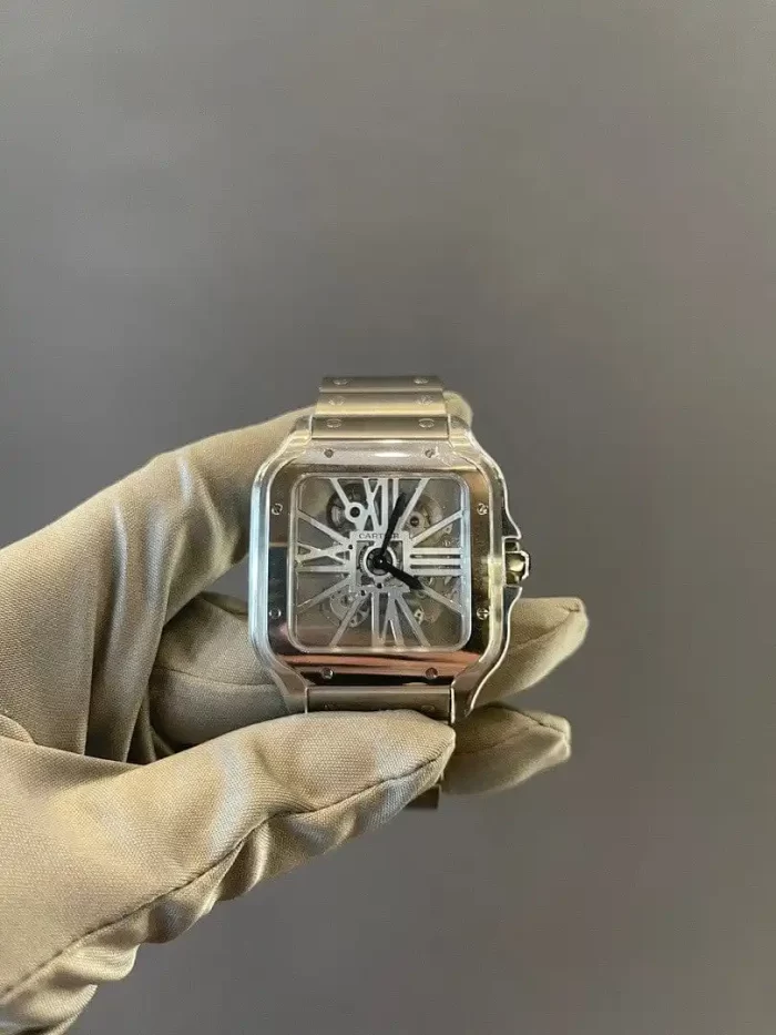 Santos de Cartier Skeleton WHSA0015 Stainless Steel - 图片 2