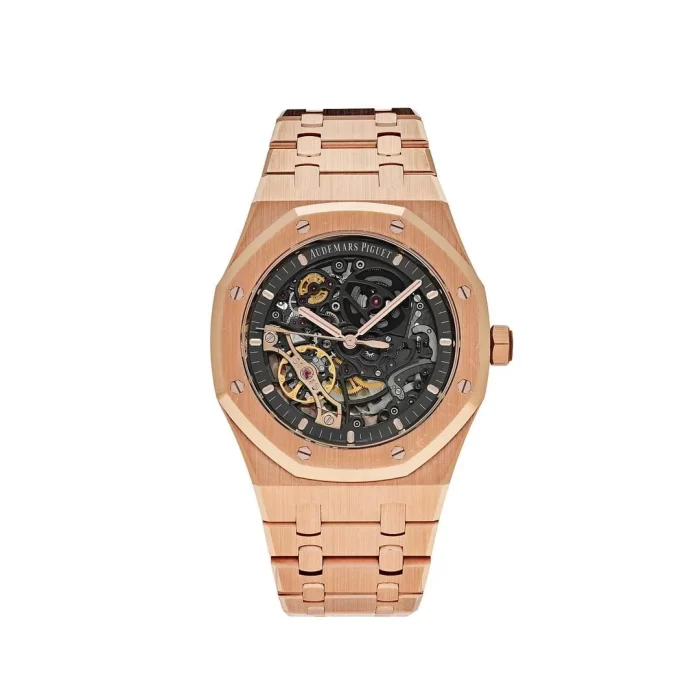 Audemars Piguet Royal Oak 15407OR.OO.1220OR.01 Double Balance Wheel Openworked Rose Gold - 图片 1