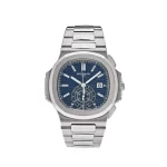 Patek Philippe Nautilus 5976/1G-001 '40th Anniversary' Chronograph White Gold Blue Diamond Dial Limited Edition
