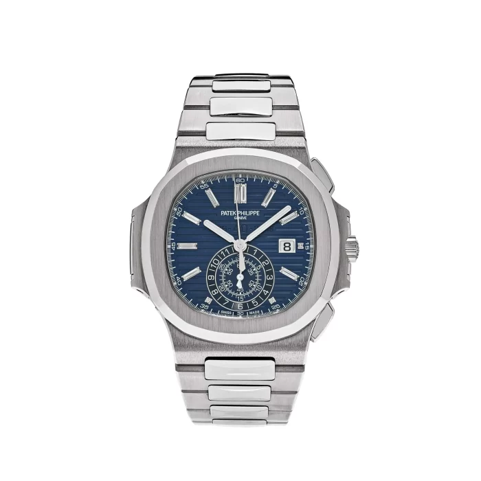 Patek Philippe Nautilus 5976/1G-001 '40th Anniversary' Chronograph White Gold Blue Diamond Dial Limited Edition - 图片 1