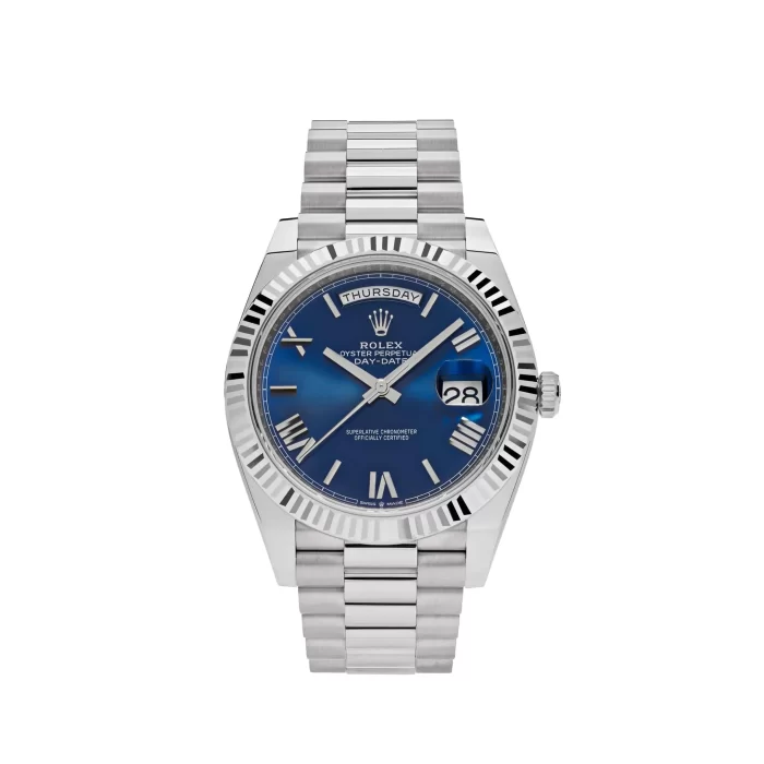 Rolex Day-Date 228239 White Gold Blue Dial - 图片 5