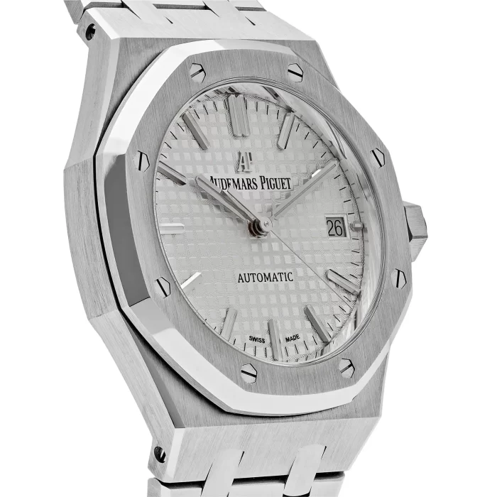 Audemars Piguet Royal Oak 15450ST.OO.1256ST.01.A Selfwinding Stainless Steel White Dial - 图片 4