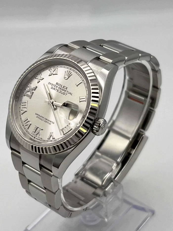Rolex Datejust 126234 White Gold Stainless Steel Silver Dial Oyster - 图片 2