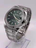 Rolex Datejust 126300 Stainless Steel Green Fluted-Motif Dial Oyster - 图片 3