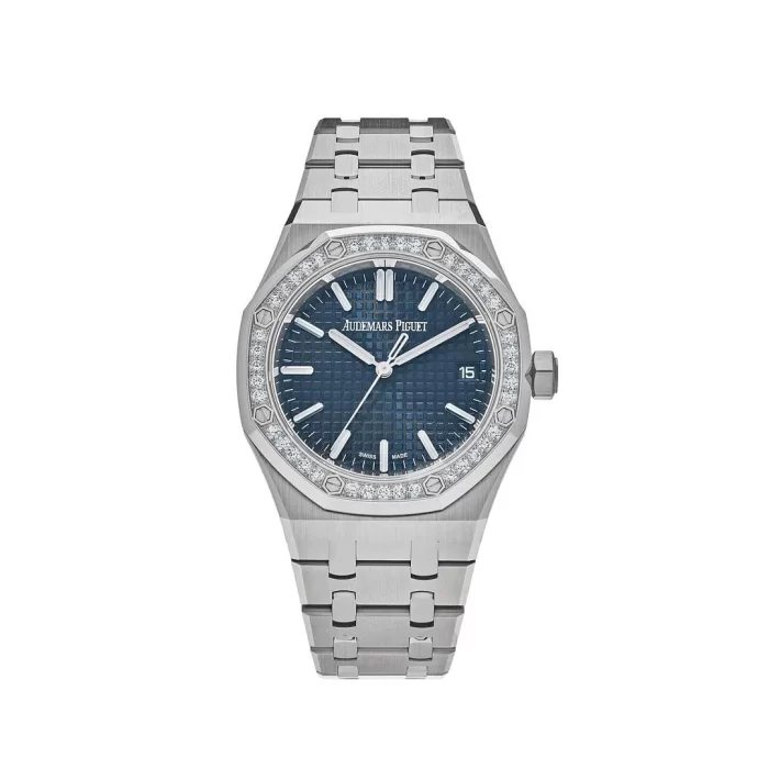 Audemars Piguet Royal Oak 15551ST.ZZ.1356ST.05 Selfwinding Stainless Steel Blue Dial Diamond Bezel (2023) - 图片 2