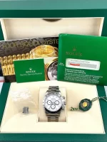 Rolex Daytona 16520 Zenith Movement Stainless Steel White Dial - 图片 6