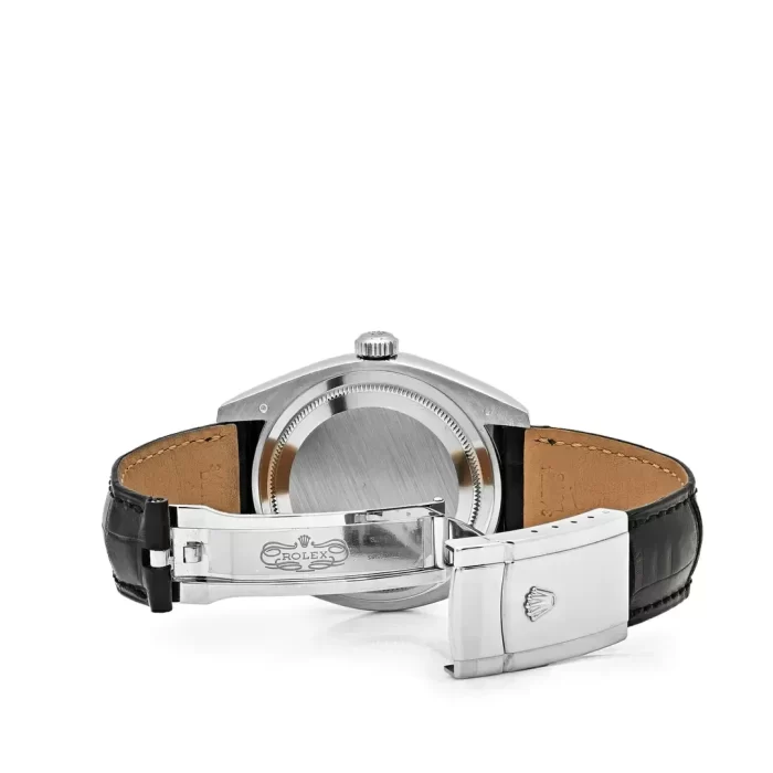 Rolex Sky-Dweller 326139-L(FC) White Gold Black Dial Leather Strap - 图片 6