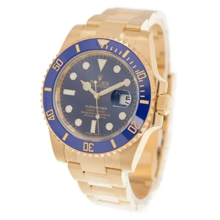 Rolex Submariner 116618LN-0003 40mm 18K Yellow Gold Oyster Bracelet Automatic Blue Dial - 图片 6
