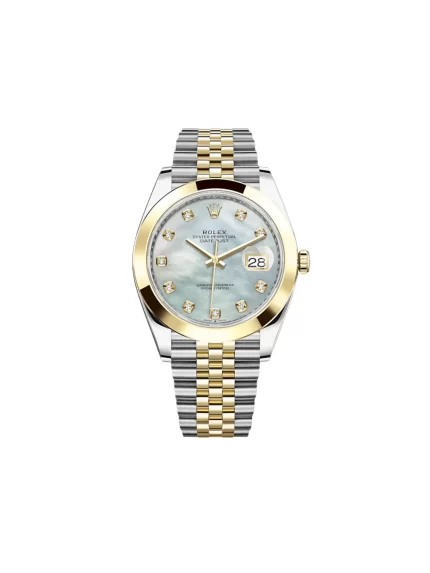 Rolex Datejust 126303 Stainless Steel Yellow Gold Mother of Pearl Diamond Dial Jubilee