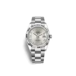 Rolex Datejust 126234 White Gold Stainless Steel Silver Dial Oyster - 图片 4