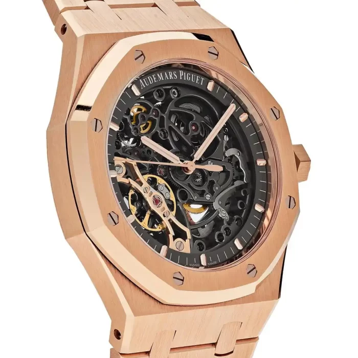 Audemars Piguet Royal Oak 15407OR.OO.1220OR.01 Double Balance Wheel Openworked Rose Gold - 图片 3