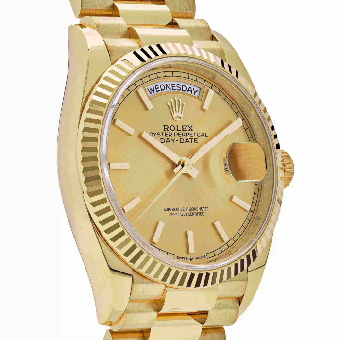 Rolex Day-Date 128238-0045 Yellow Gold Champagne Dial - 图片 3