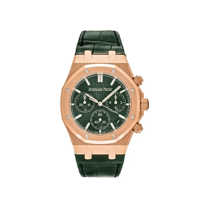 Audemars Piguet Royal Oak 26240OR.OO.D404CR.01 Chronograph '50th Anniversary' Rose Gold Green Dial - 图片 2
