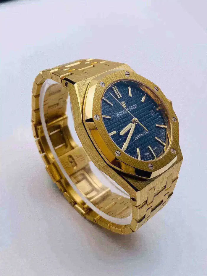Audemars Piguet Oak Selfwinding, Blue dial, 37mm, Yellow gold, 15450BA.OO.1256BA.02 - 图片 4