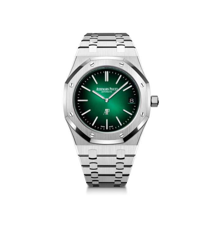 Audemars Piguet Royal Oak 16202PT.OO.1240PT.01 'Jumbo' Extra-Thin '50th Anniversary' Green Dial - 图片 1