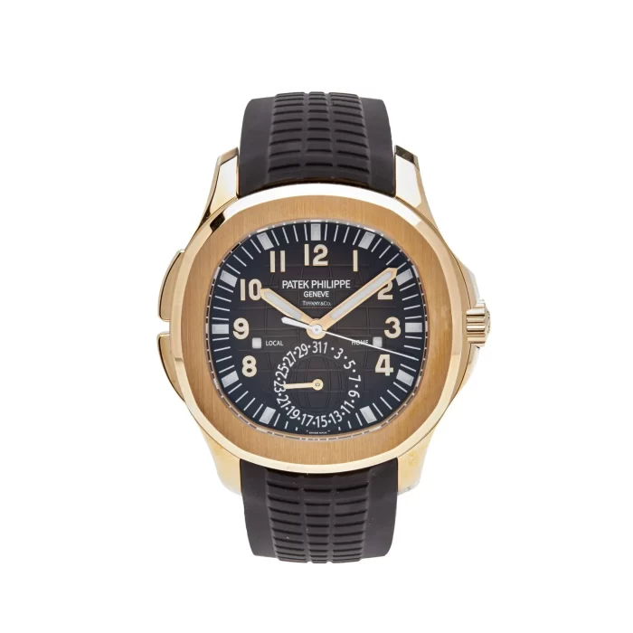Patek Philippe Aquanaut 5164R-001 'Travel Time Tiffany & Co.' Rose Gold Brown Dial (2022) - 图片 1