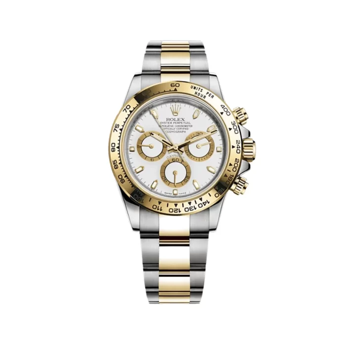 Rolex Cosmograph Daytona 116523-78593 Stainless Steel Yellow Gold White Dial - 图片 1