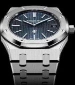 Audemars Piguet Oak Jumbo Extra-Thin Stainless Steel Blue dial Watch 15202ST.OO.1240ST.01 - 图片 3