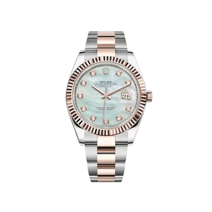 Rolex Datejust 126331 Rose Gold Stainless Steel MOP Diamond Dial