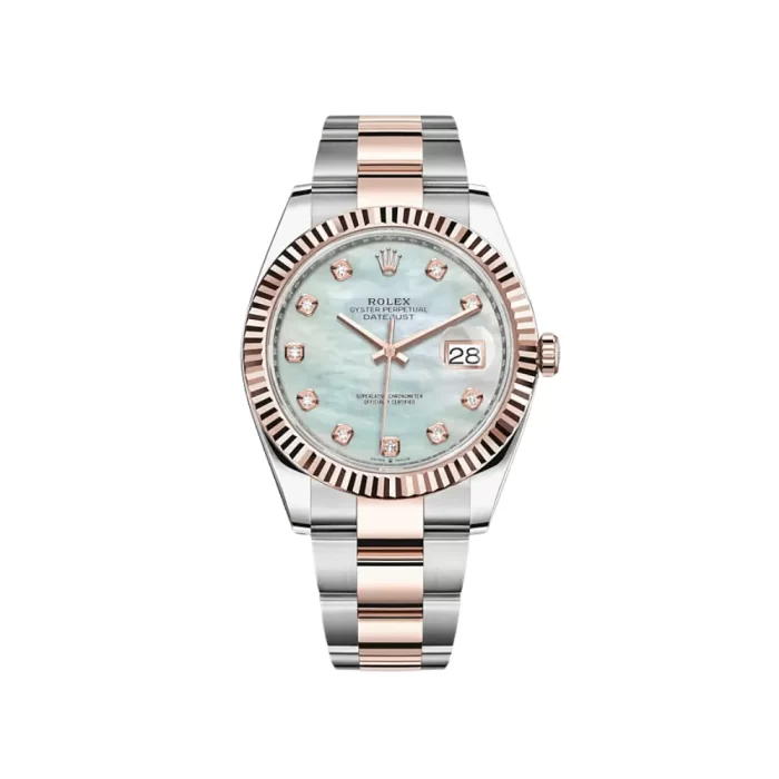 Rolex Datejust 126331 Rose Gold Stainless Steel MOP Diamond Dial - 图片 1