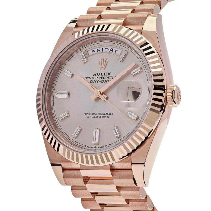 Rolex Day-Date 228235-0004 Rose Gold Sundust Diamond Dial - 图片 2