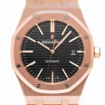 Audemars Piguet Oak Selfwinding Automatic 41MM Black Dial Watch 15400OR.OO.1220OR.01 - 图片 2