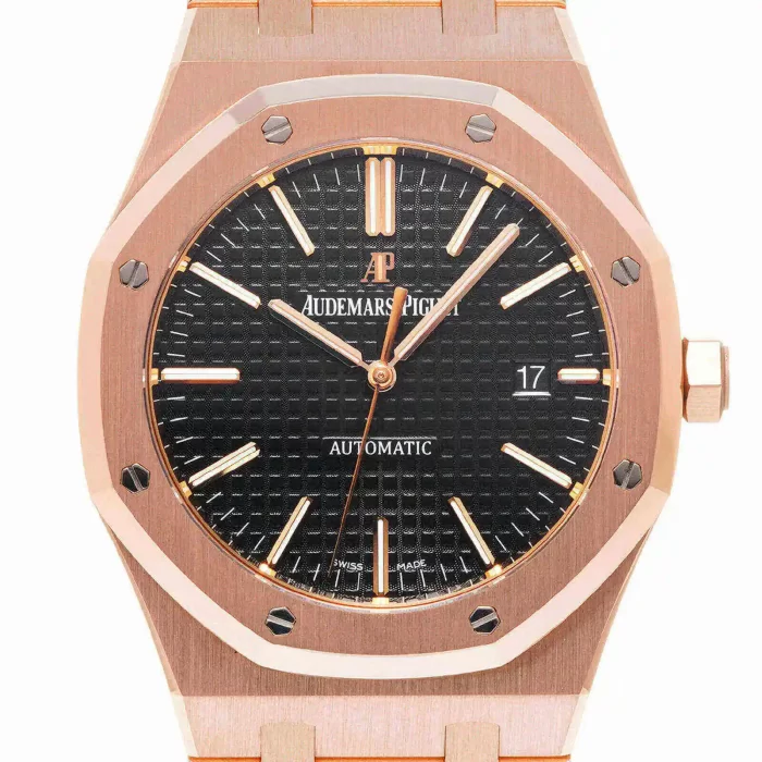 Audemars Piguet Oak Selfwinding Automatic 41MM Black Dial Watch 15400OR.OO.1220OR.01 - 图片 2