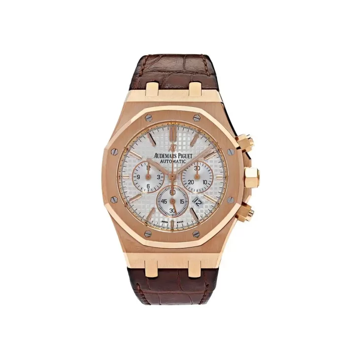 Audemars Piguet Royal Oak 26320OR.OO.D088CR.01 Chronograph Rose Gold Silver Dial - 图片 1