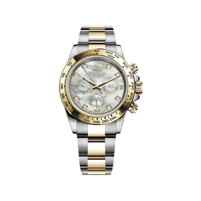 Rolex Daytona 116503 Yellow Gold Stainless Steel Mother of Pearl Diamond Dial - 图片 1
