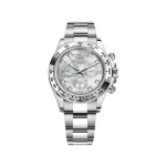 Rolex Cosmograph Daytona 116509-0064 White Gold Mother Of Pearl Diamond Dial