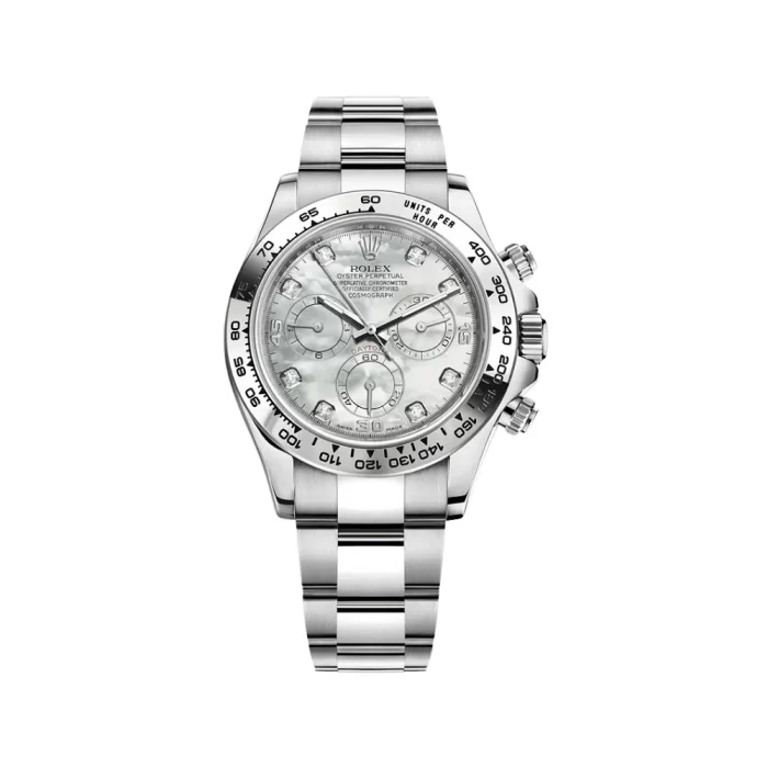 Rolex Cosmograph Daytona 116509-0064 White Gold Mother Of Pearl Diamond Dial - 图片 1