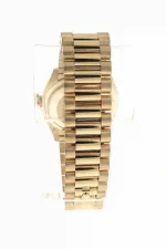 Rolex Day-Date 36 Champagne Diamond Dial Gold Diamond Bezel Watch 128348RBR-0008 - 图片 4