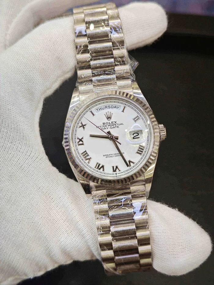 Rolex Day-Date 128239-0059 White Gold White Dial - 图片 2