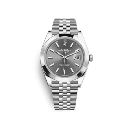 Rolex Datejust 126300 Stainless Steel Slate Dial Jubilee