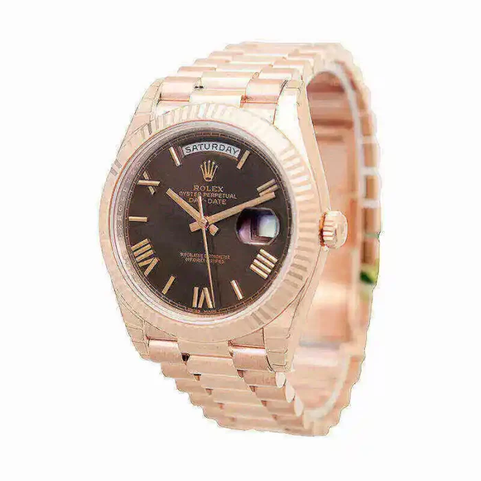 Rolex Day-Date 228238 40mm Rose Gold Stainless Steel Automatic Chocolate Dial - 图片 3