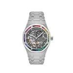 Audemars Piguet Royal Oak 15412BC.YG.1224BC.03 Double Balance Wheel Rainbow Bezel Frosted White Gold - 图片 2